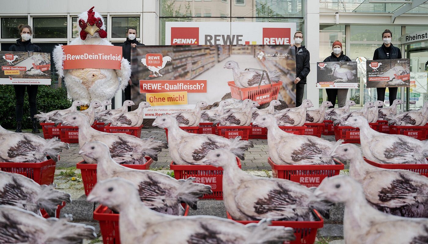 REWE Protest