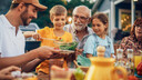 Menschen beim Essen