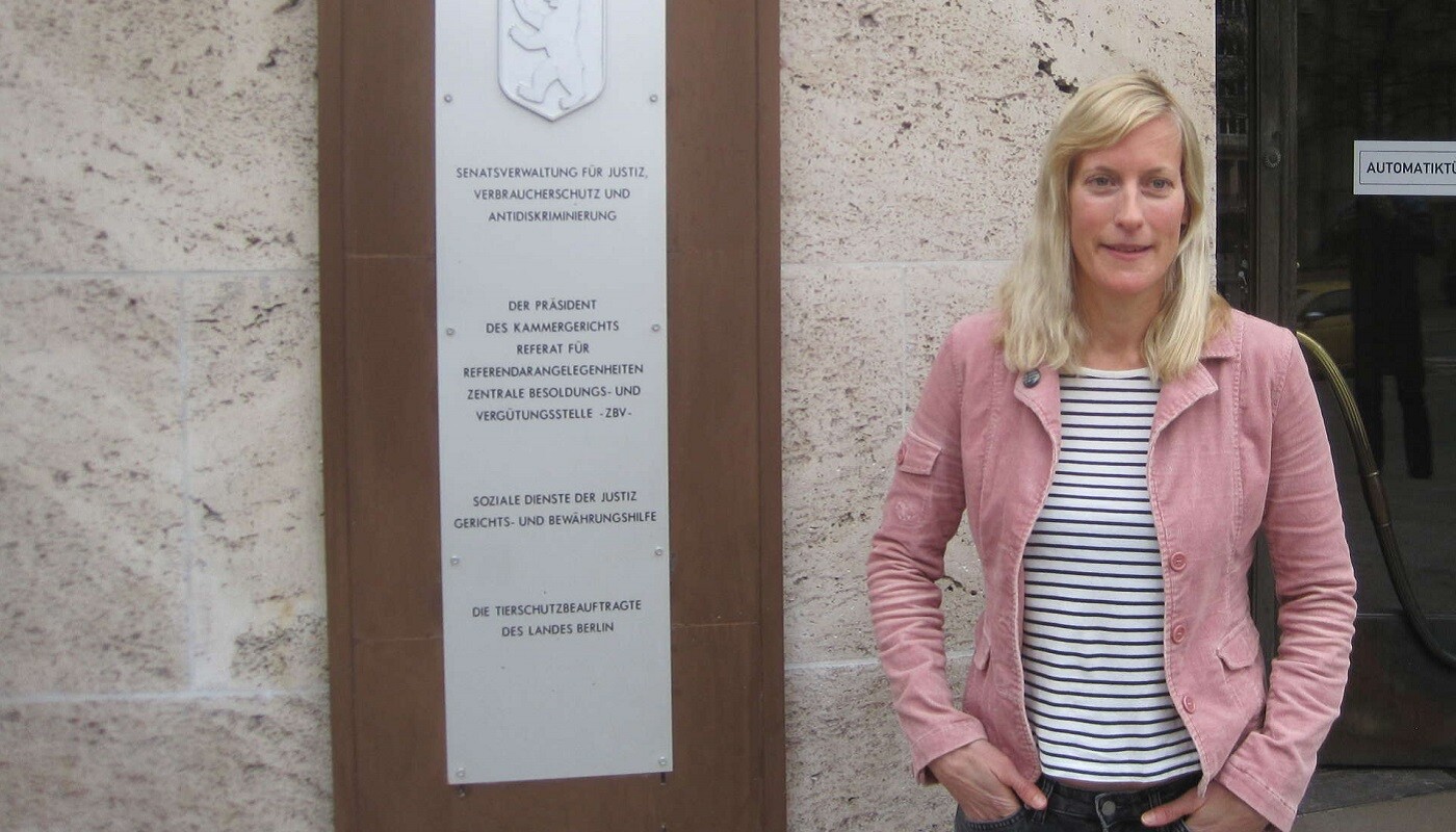 Die Berliner Landestierschutzbeauftragte Dr. Kathrin Herrmann.