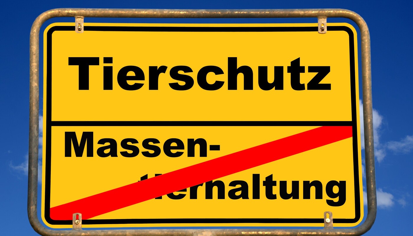 Schild Tierschutz