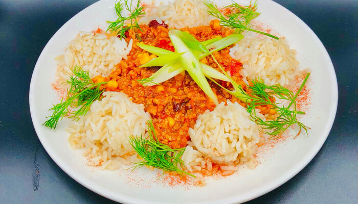 Vegane Gerichte in der Mensa